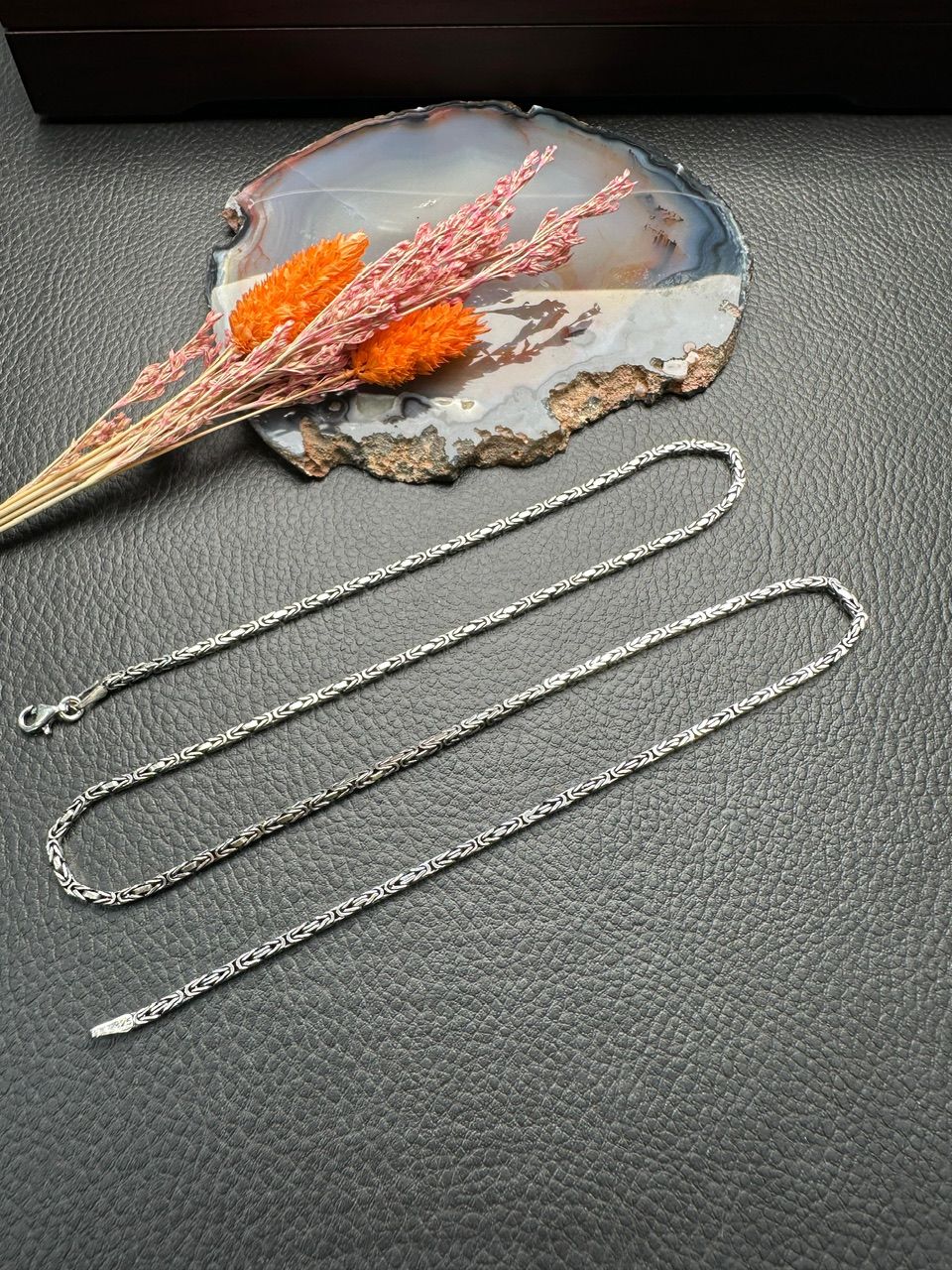 Kral Erkek Gümüş Kolye