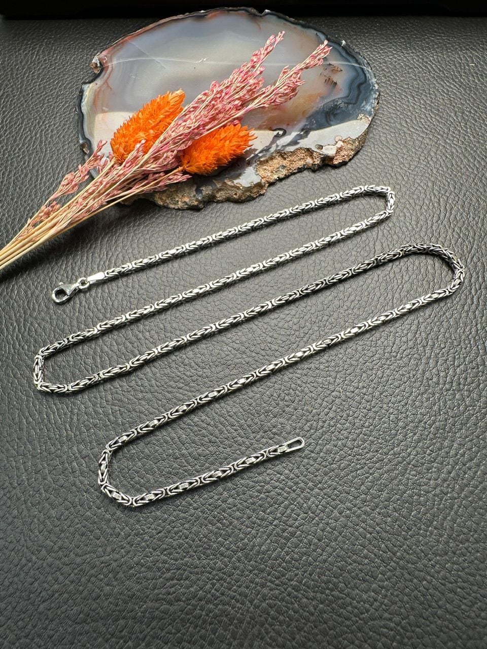 Kral Erkek Gümüş Kolye