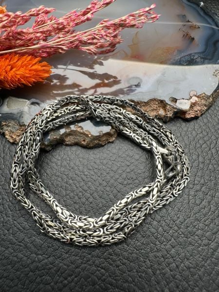 Kral Erkek Gümüş Kolye