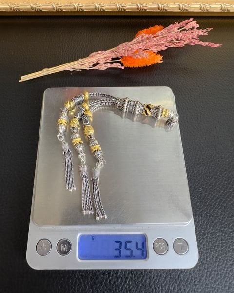 Özel Üçlü Gümüş Püskül