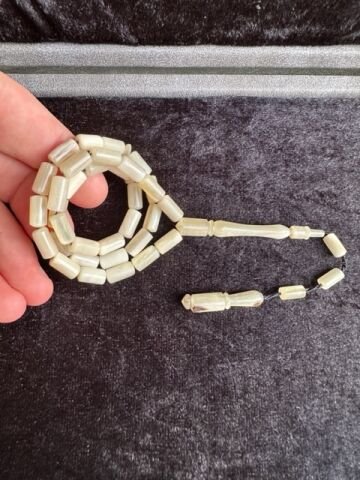 Basık Model 99'luk Sade Bufalo Boynuzu Tesbih