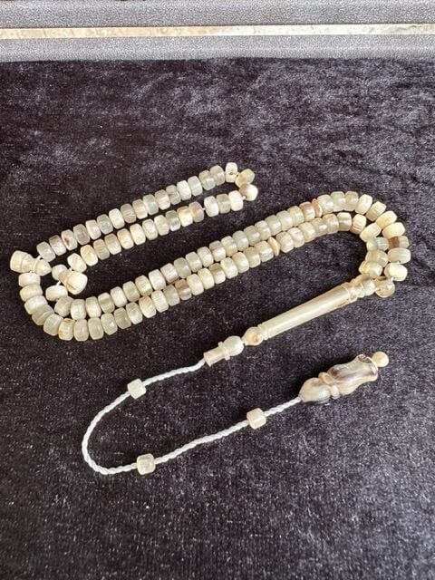 Basık Model 99'luk Sade Bufalo Boynuzu Tesbih