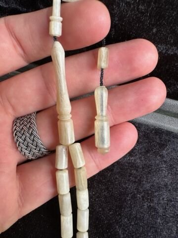 Basık Model 99'luk Sade Bufalo Boynuzu Tesbih