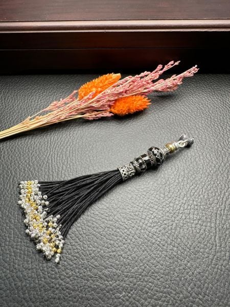 Özel Tasarım Siyah Renk Osmanlı Saray Püskül