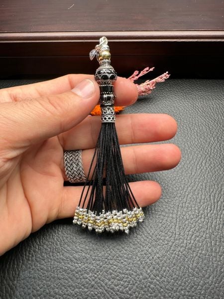 Özel Tasarım Siyah Renk Osmanlı Saray Püskül