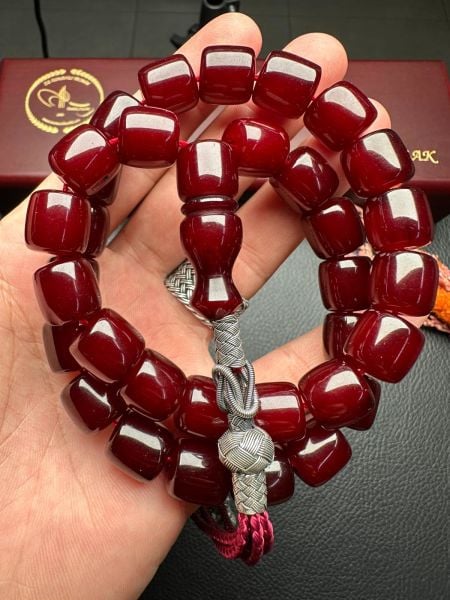 Kapsül Model Osmanlı Sıkma Kehribar Tesbih