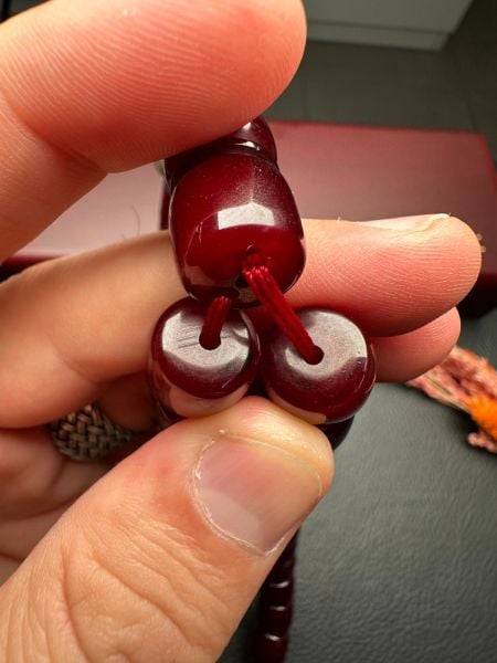 Kapsül Model Osmanlı Sıkma Kehribar Tesbih