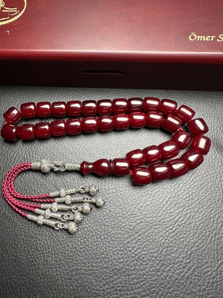 Kapsül Model Osmanlı Sıkma Kehribar Tesbih