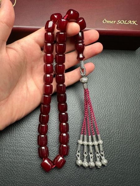 Kapsül Model Osmanlı Sıkma Kehribar Tesbih