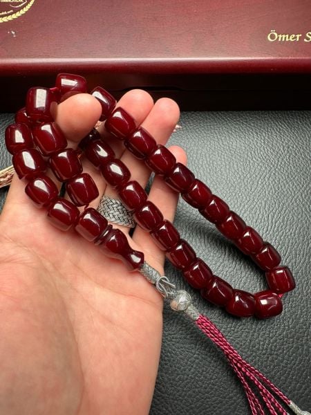 Kapsül Model Osmanlı Sıkma Kehribar Tesbih