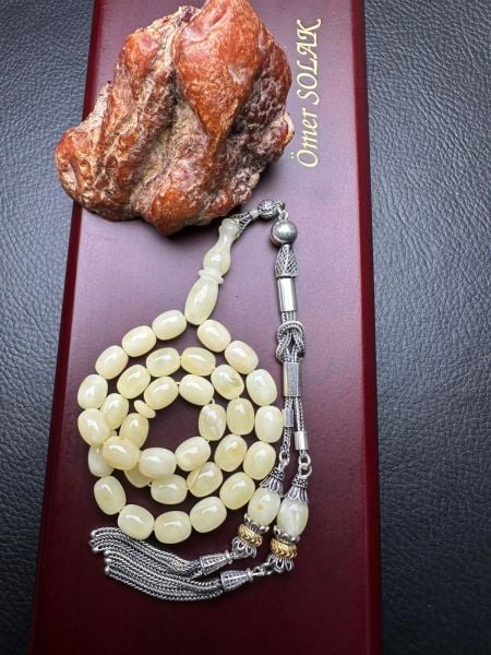 Rus Kaya Damla Kehribar Tesbih