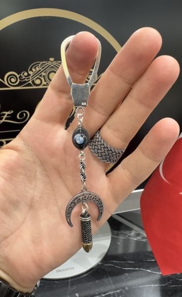 Özel Tasarım BMV Model Gümüş Anahtarlık