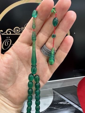 Kapsül Model Yeşil Renk Yeni Katalin Tesbih