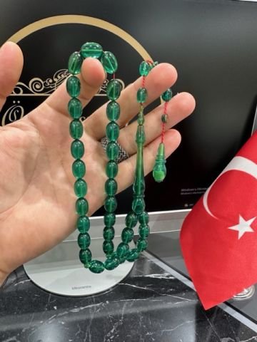 Kapsül Model Yeşil Renk Yeni Katalin Tesbih