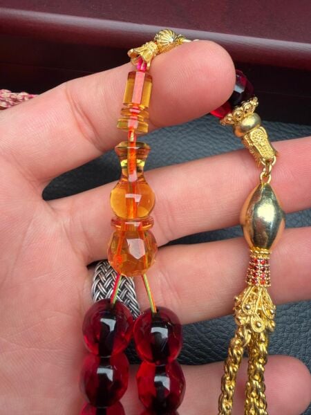 Osmanlı Benzetme Elmas Kesim Ateş Kehribar Tesbih