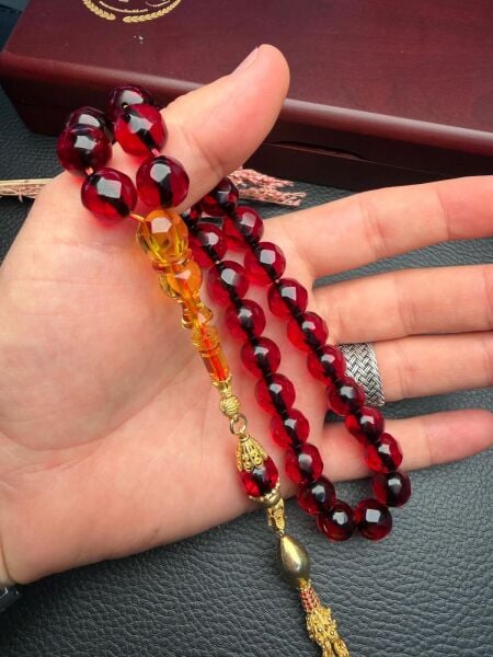 Osmanlı Benzetme Elmas Kesim Ateş Kehribar Tesbih