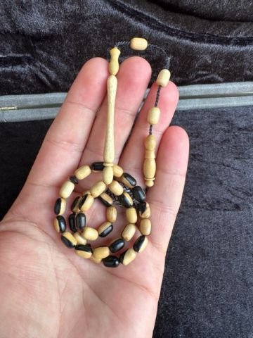 Kapsül Model Karışık Renk Abonoz Ağacı Tesbih