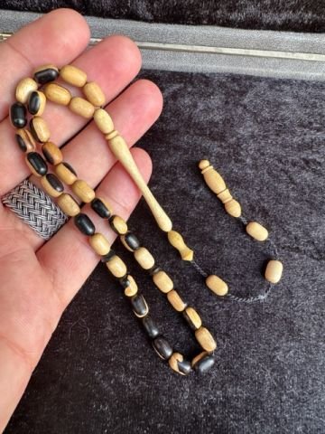 Kapsül Model Karışık Renk Abonoz Ağacı Tesbih