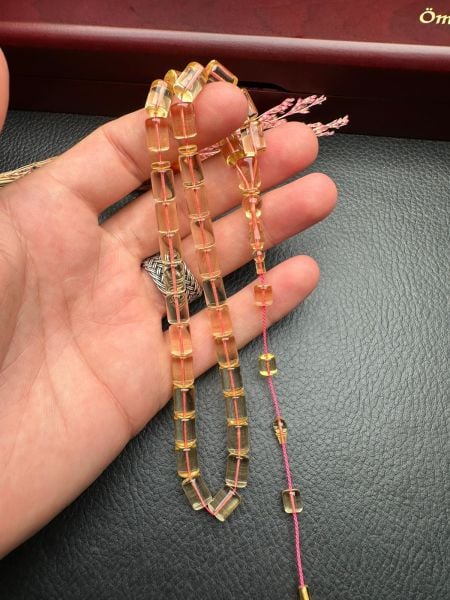 Kapsül Model Şeffaf Renk Eski Alman Katalin Tesbih