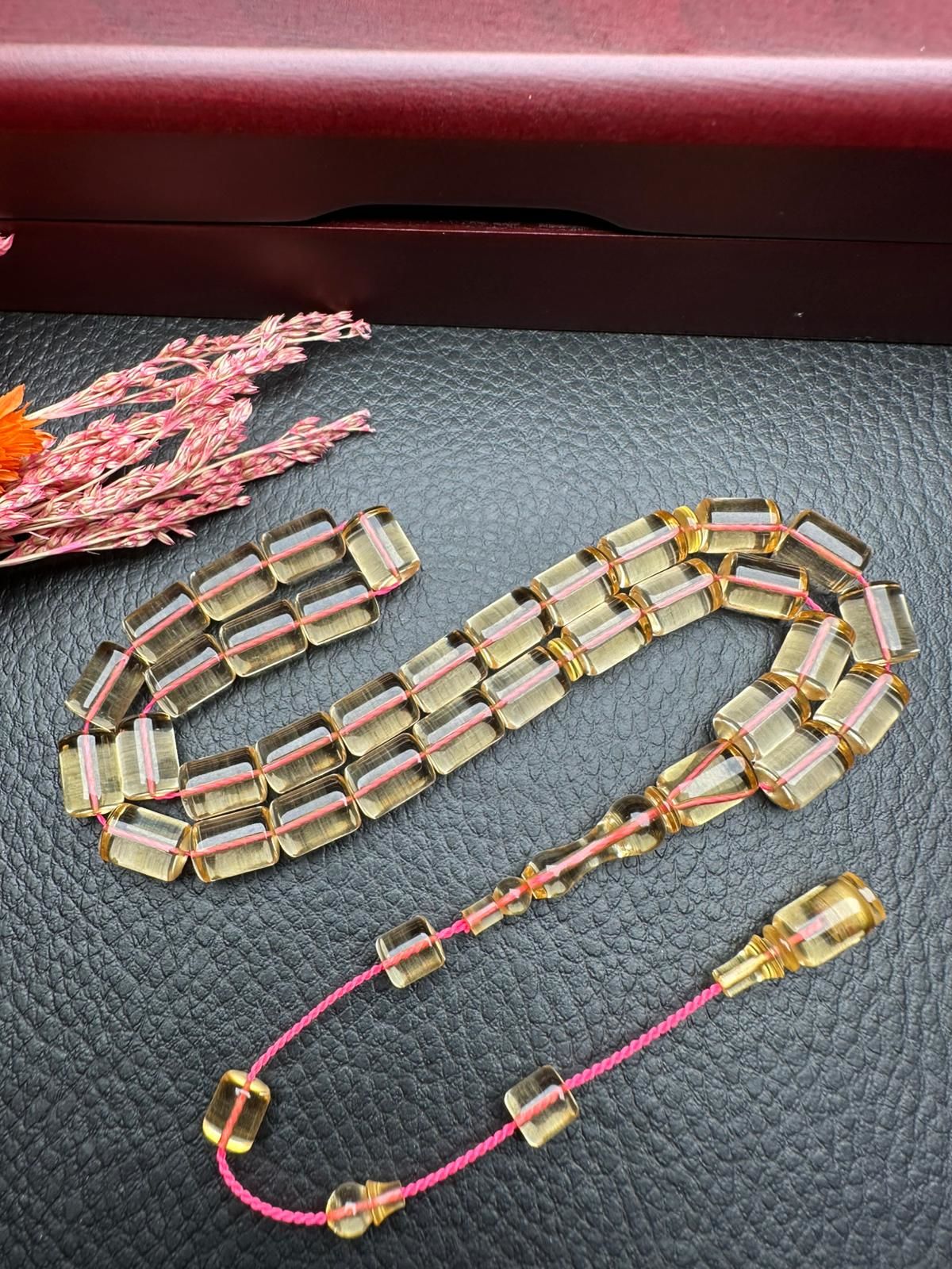 Kapsül Model Şeffaf Renk Eski Alman Katalin Tesbih