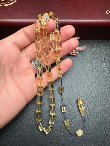 Kapsül Model Şeffaf Renk Eski Alman Katalin Tesbih