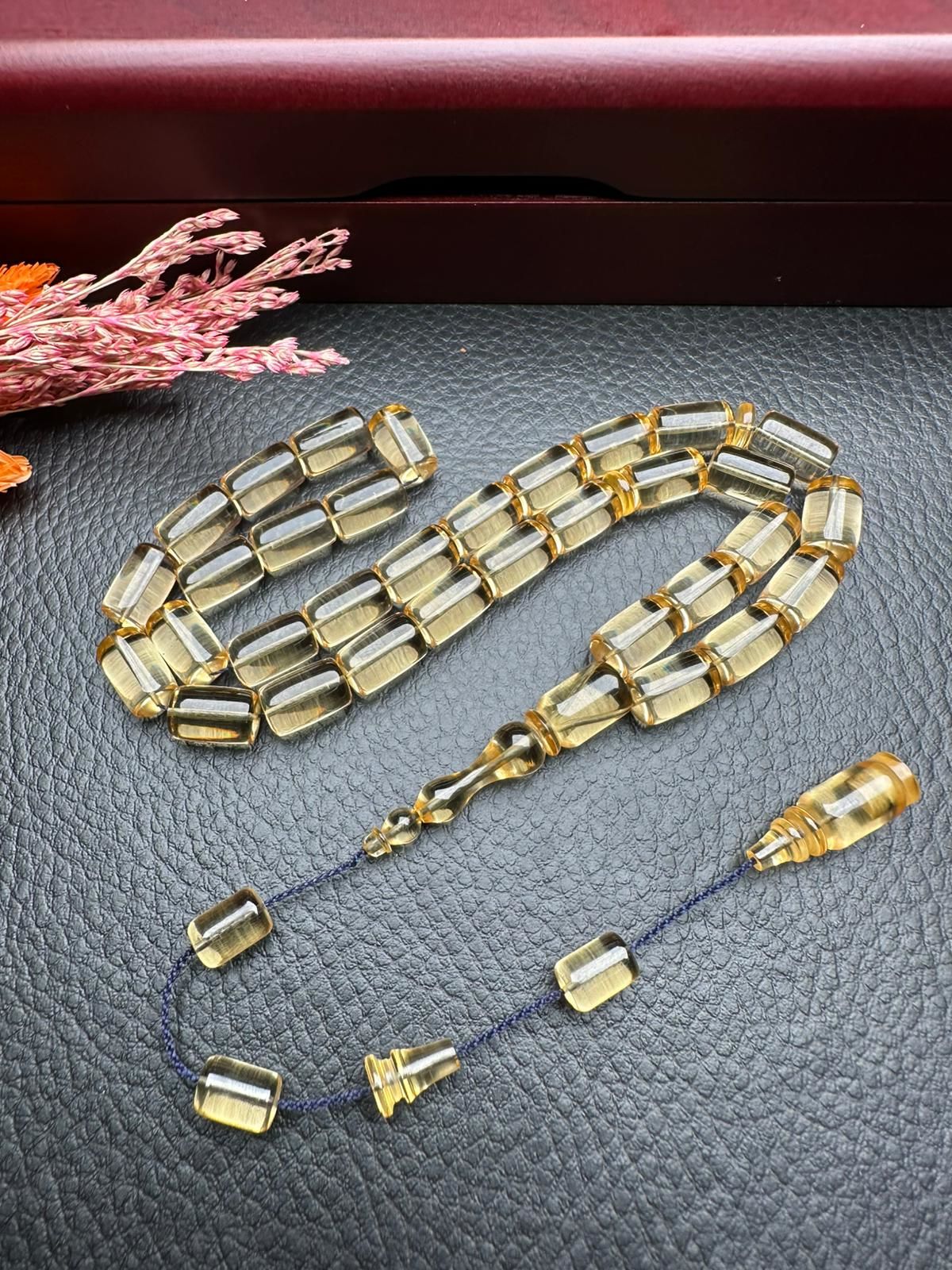 Kapsül Model Şeffaf Renk Eski Alman Katalin Tesbih