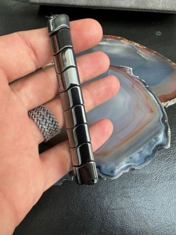 Hematit Taşı Lastikli Doğal Taş Bileklik