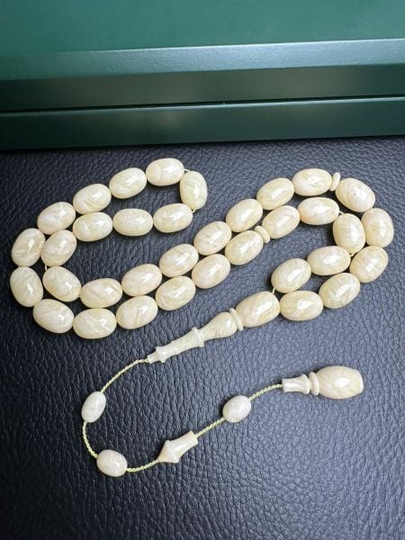 Osman Kiraz Usta İşçiliği Tek Kaya  Damla Kehribar Tesbih