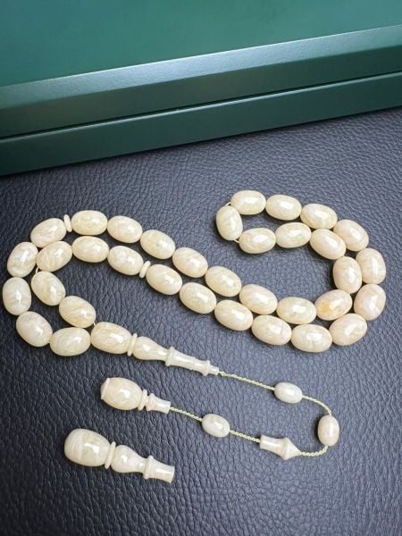 Osman Kiraz Usta İşçiliği Tek Kaya  Damla Kehribar Tesbih