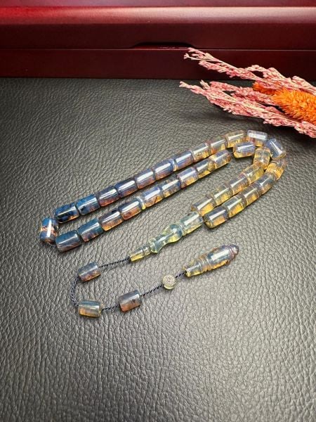 Erdem Bozkurt Usta İşçiliği Tek Kaya  Dominik Damla Kehribar Tesbih