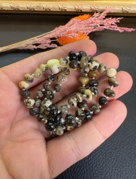 Damla Kehribar Bebek Kolyesi