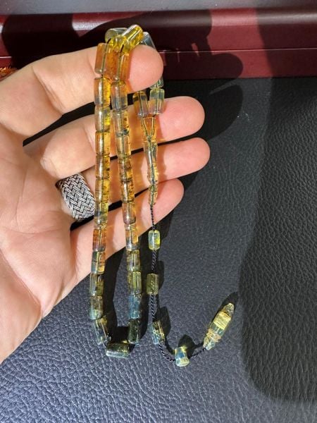 Erdem Bozkurt Usta İşçiliği Tek Kaya  Dominik Damla Kehribar Tesbih