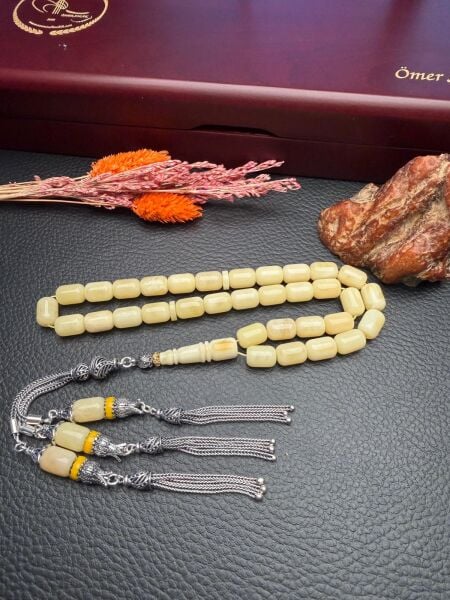 Kapsül Model Rus Kaya Damla Kehribar Tesbih