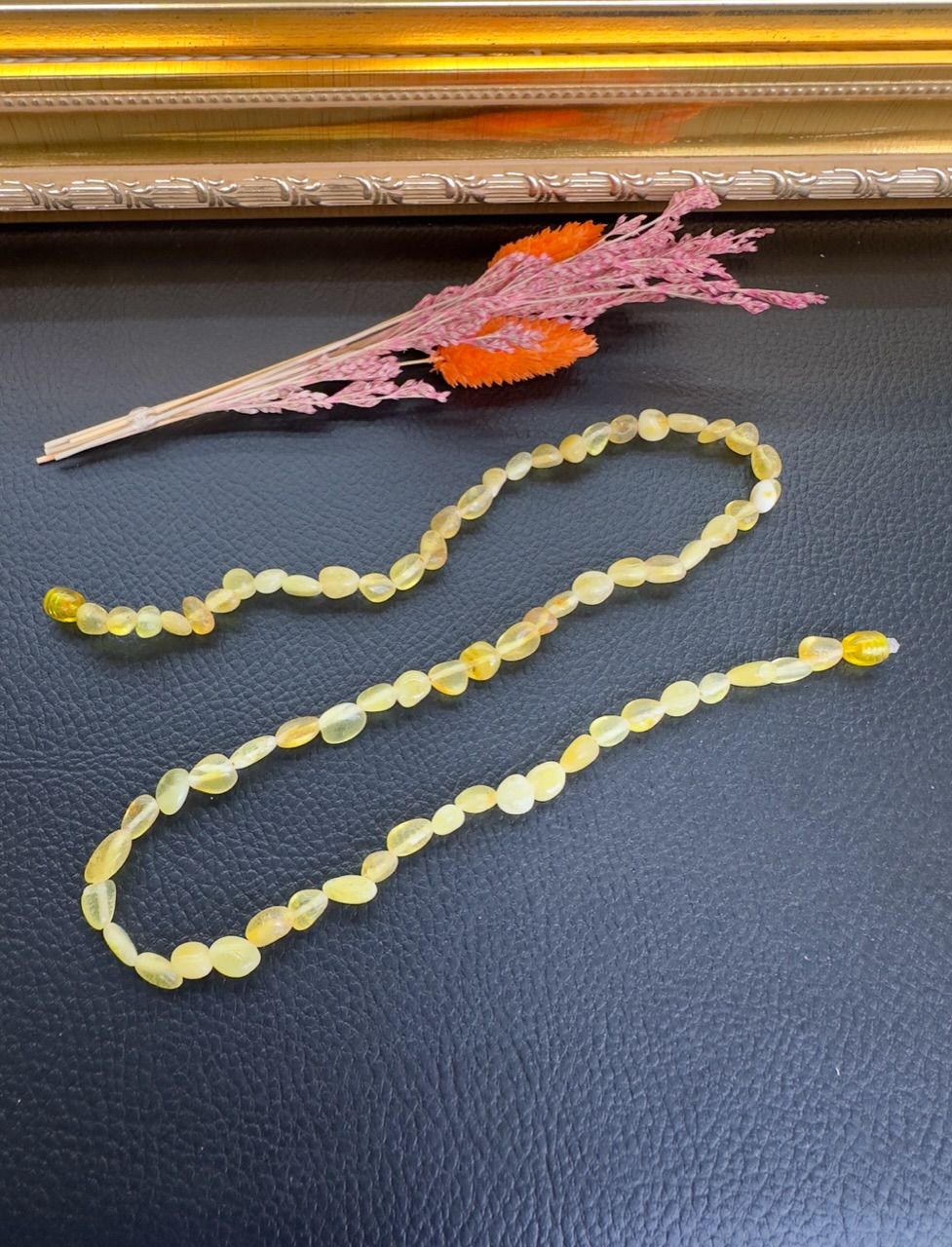 Damla Kehribar Yetişkin Kolye