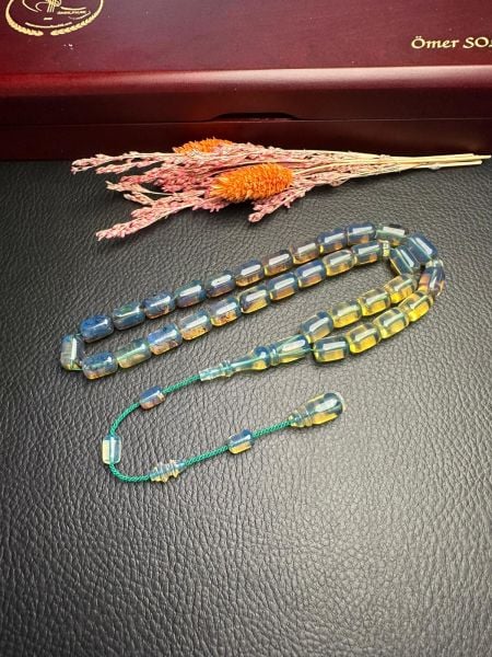 Umut Dinç Usta İşçiliği Tek Kaya  Dominik Damla Kehribar Tesbih