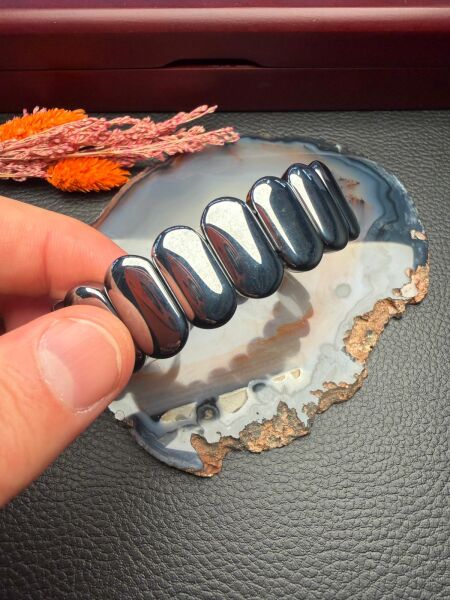 Orijinal Doğal Taş Terahertz Bileklik