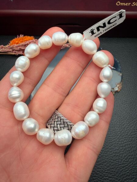 Orijinal Doğal Taş İnci Bileklik