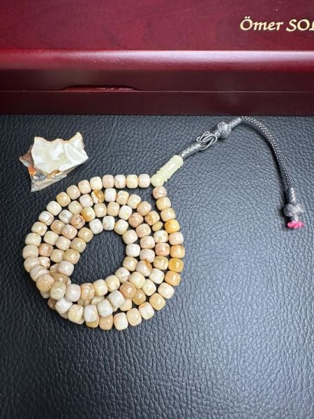 Rus Kaya 99 Luk Damla Kehribar Tesbih