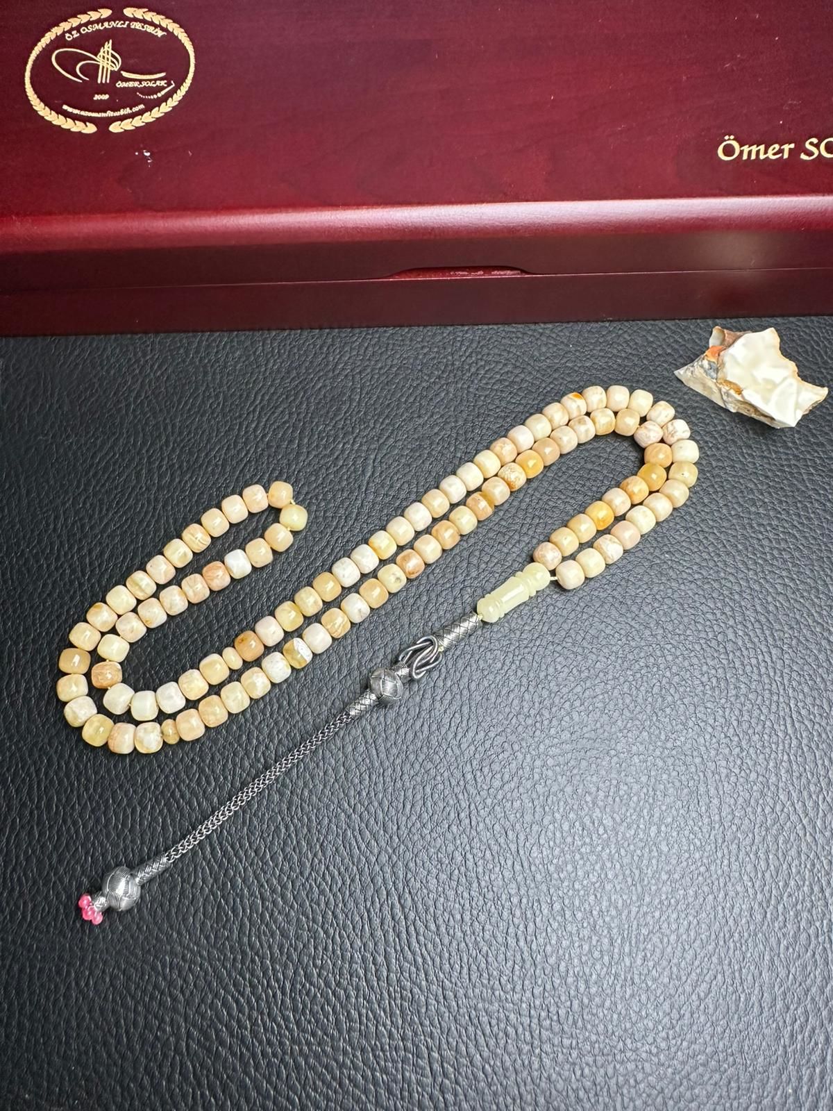 Rus Kaya 99 Luk Damla Kehribar Tesbih