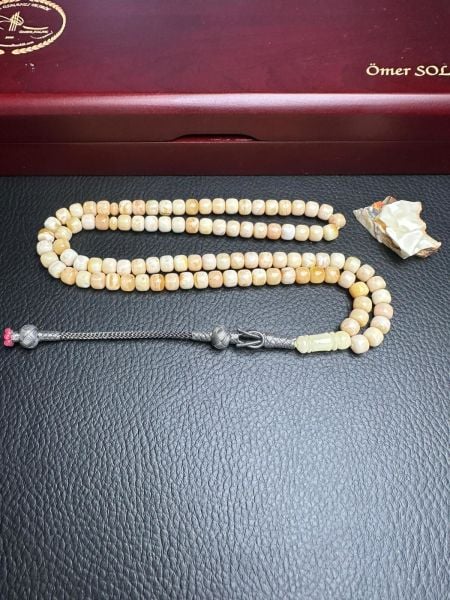 Rus Kaya 99 Luk Damla Kehribar Tesbih