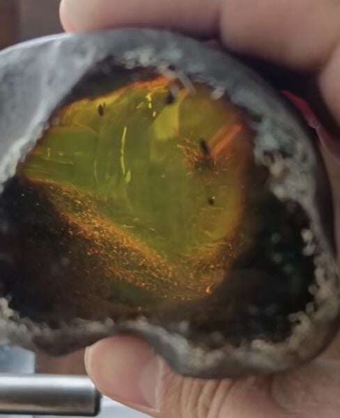 Şeffaf Kaya Damla Kehribar Tesbih