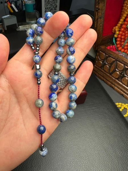 Küre Model Lapis Lazuli Doğal Taş Tesbih