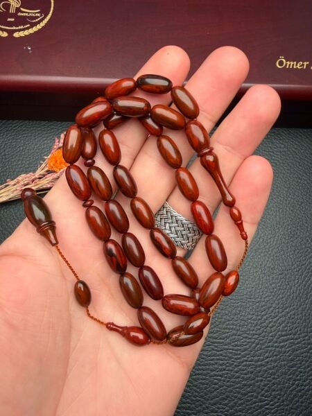 Kapsül Model Sıkma Kehribar Tesbih