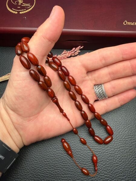 Kapsül Model Sıkma Kehribar Tesbih