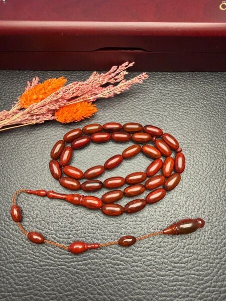 Kapsül Model Sıkma Kehribar Tesbih