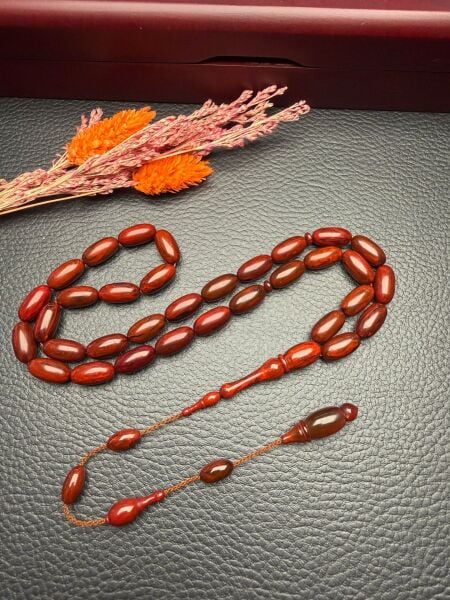 Kapsül Model Sıkma Kehribar Tesbih