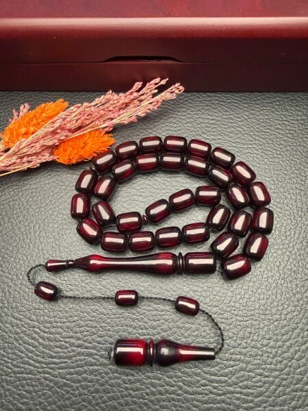 Kapsül Model Sıkma Kehribar Tesbih