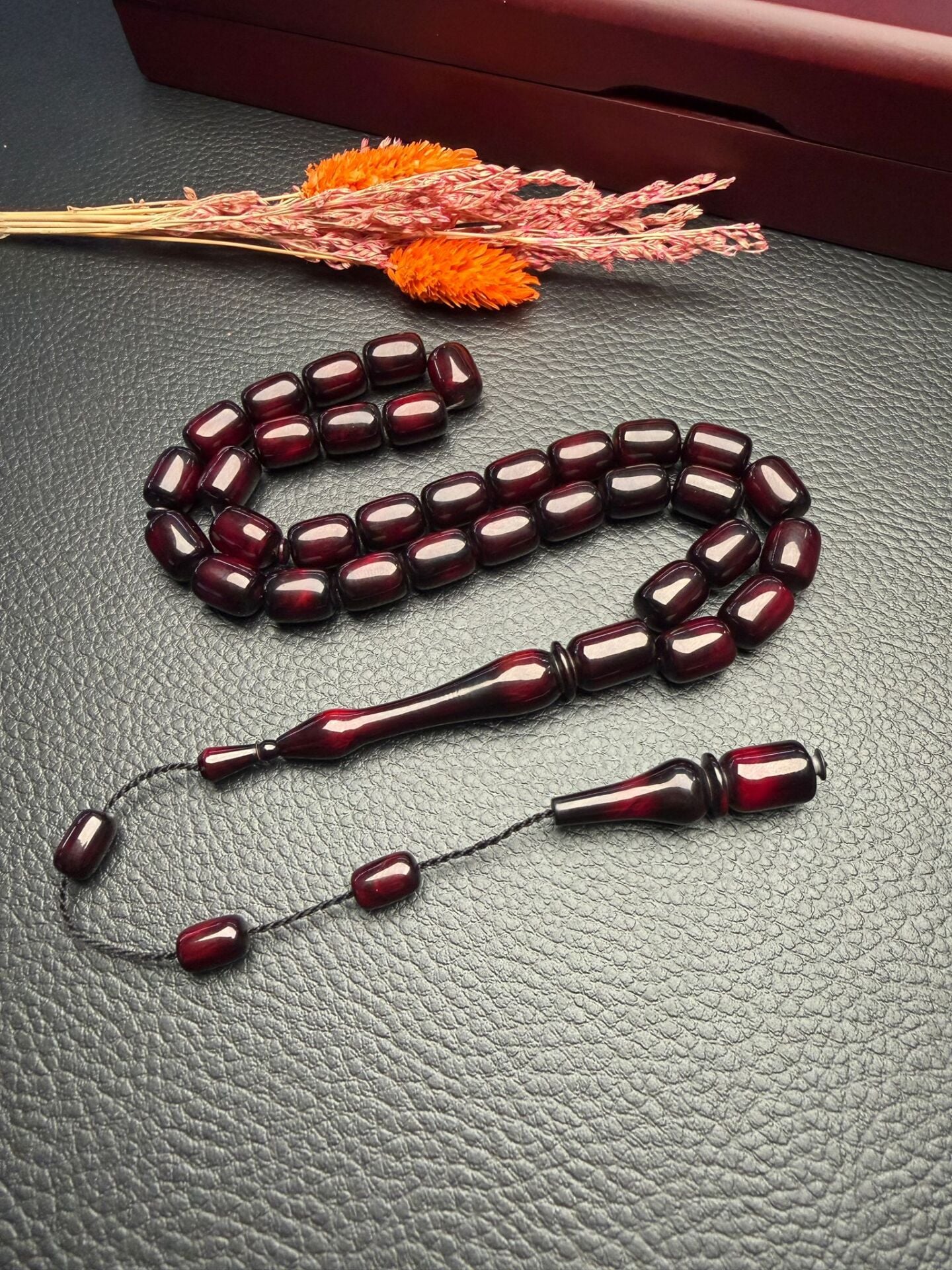 Kapsül Model Sıkma Kehribar Tesbih