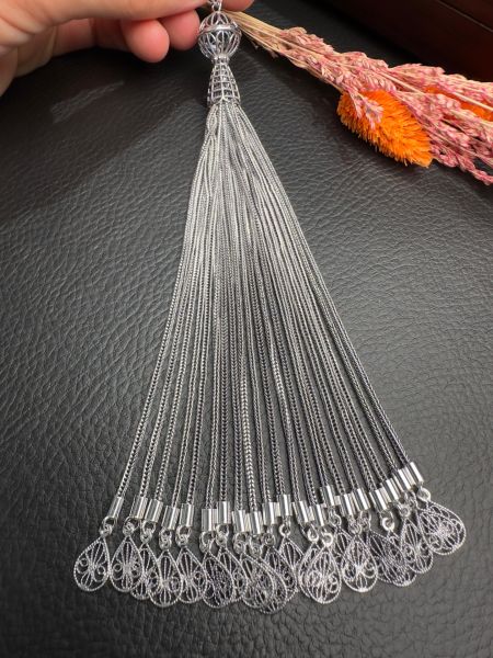 Özel Tasarım Gümüş Püskül