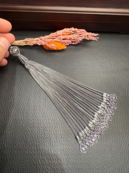 Özel Tasarım Gümüş Püskül